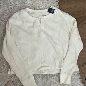 Abercrombie waffle knit